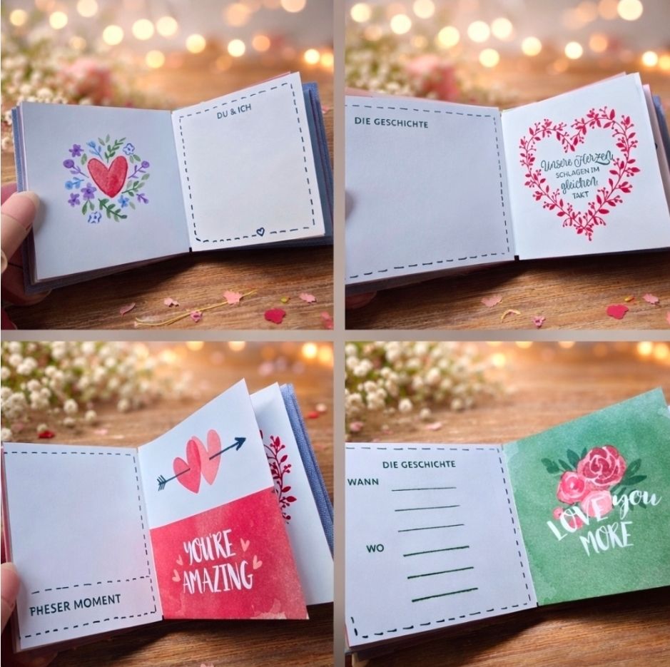 Minialbum Liebevolle Botschaften